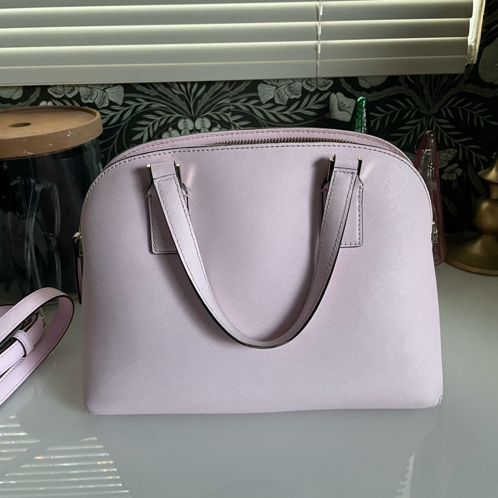Kate Spade Cameron Street Lottie satchel handbag in a light pink - Picture 2 of 7